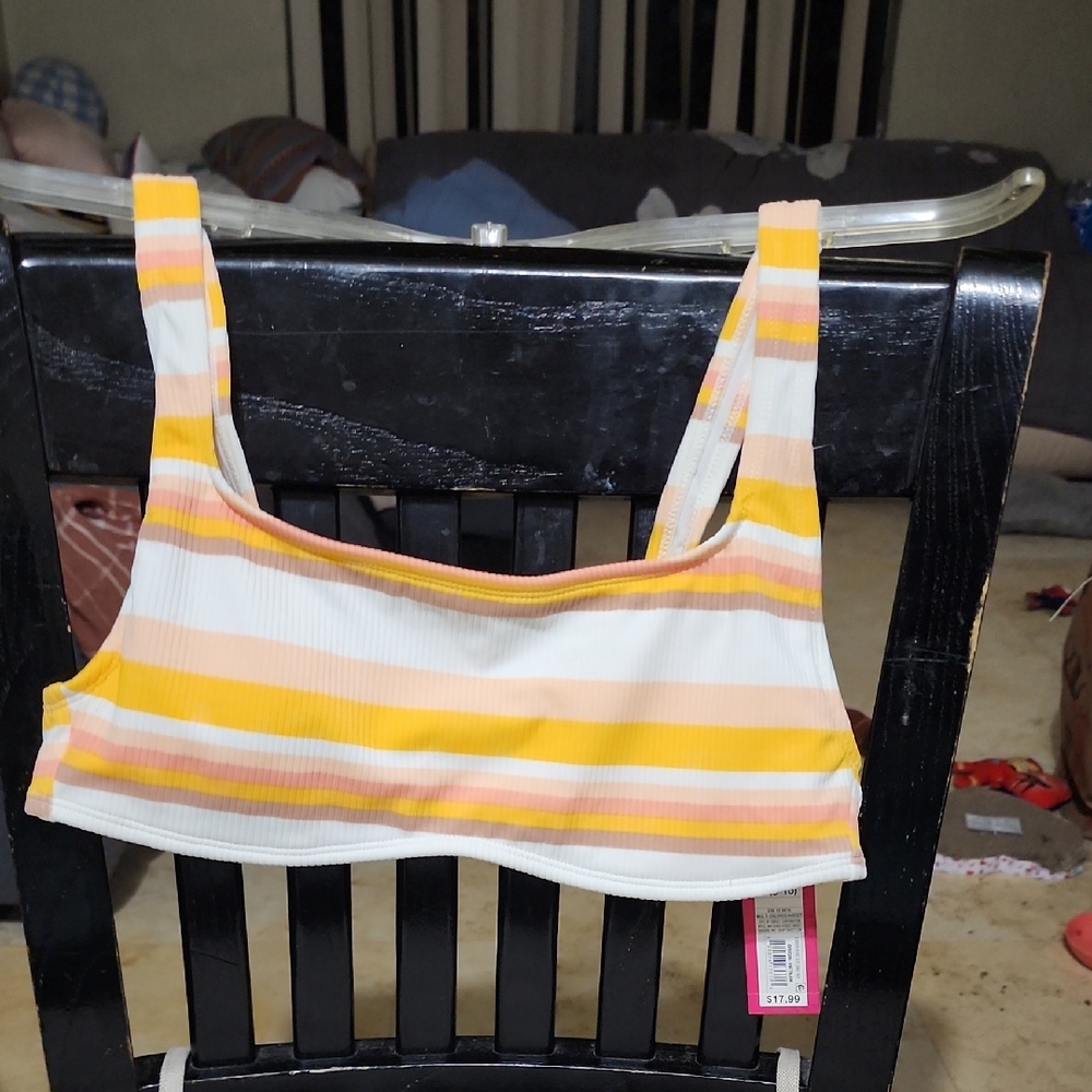 Target Yellow and Orange Striped Top